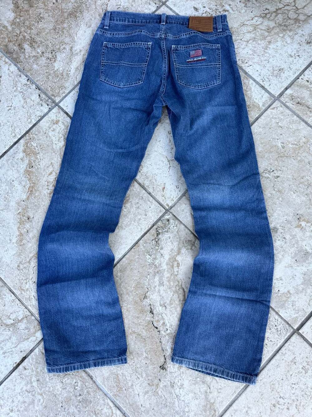 Vtg Y2K Polo Jeans Co. Kelly Jean Bootcut Denim Jeans